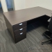 Espresso U/C Suite Office Desk w/ Drawer, Client Knee Space